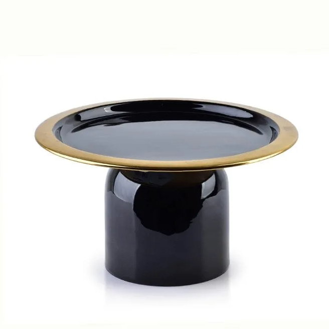 Фруктовница металлическая Flora Anisha 24 см Черный (35283)