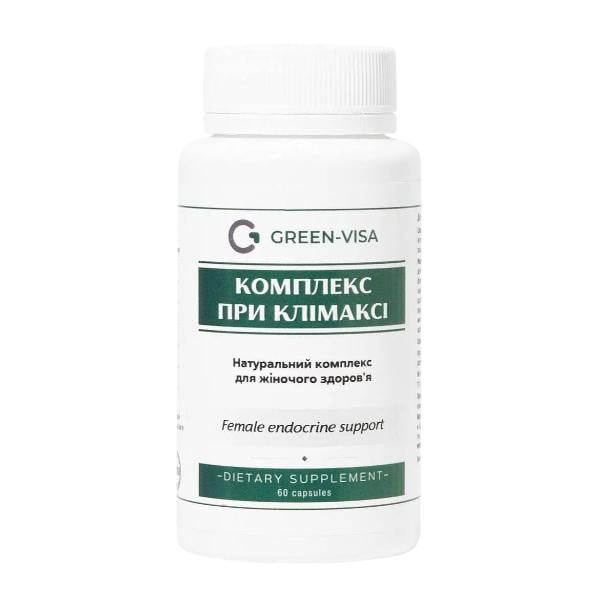 Комплекс при менопаузе Green Visa Комплекс при климаксе 60 капс. (000027780) Комплекс при менопаузе Green Visa Комплекс при климаксе 60 капс. (000027780)