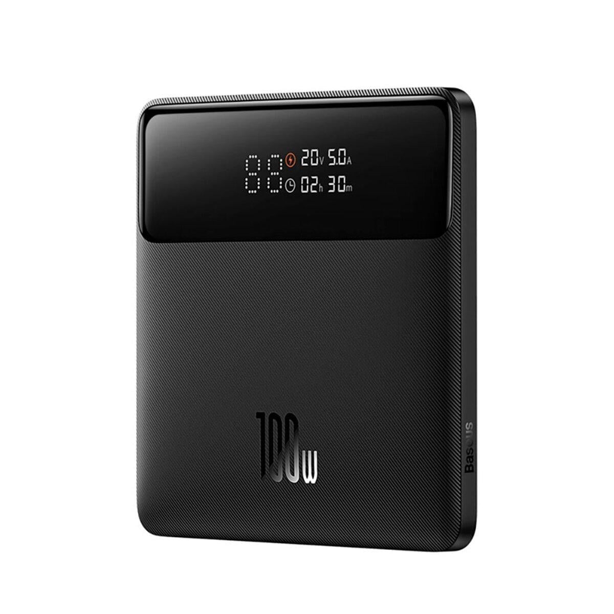 Повербанк BASEUS Blade Power Digital Display Fast Charging HD Edition 20000 mAh 100W Black (PPBL000301)