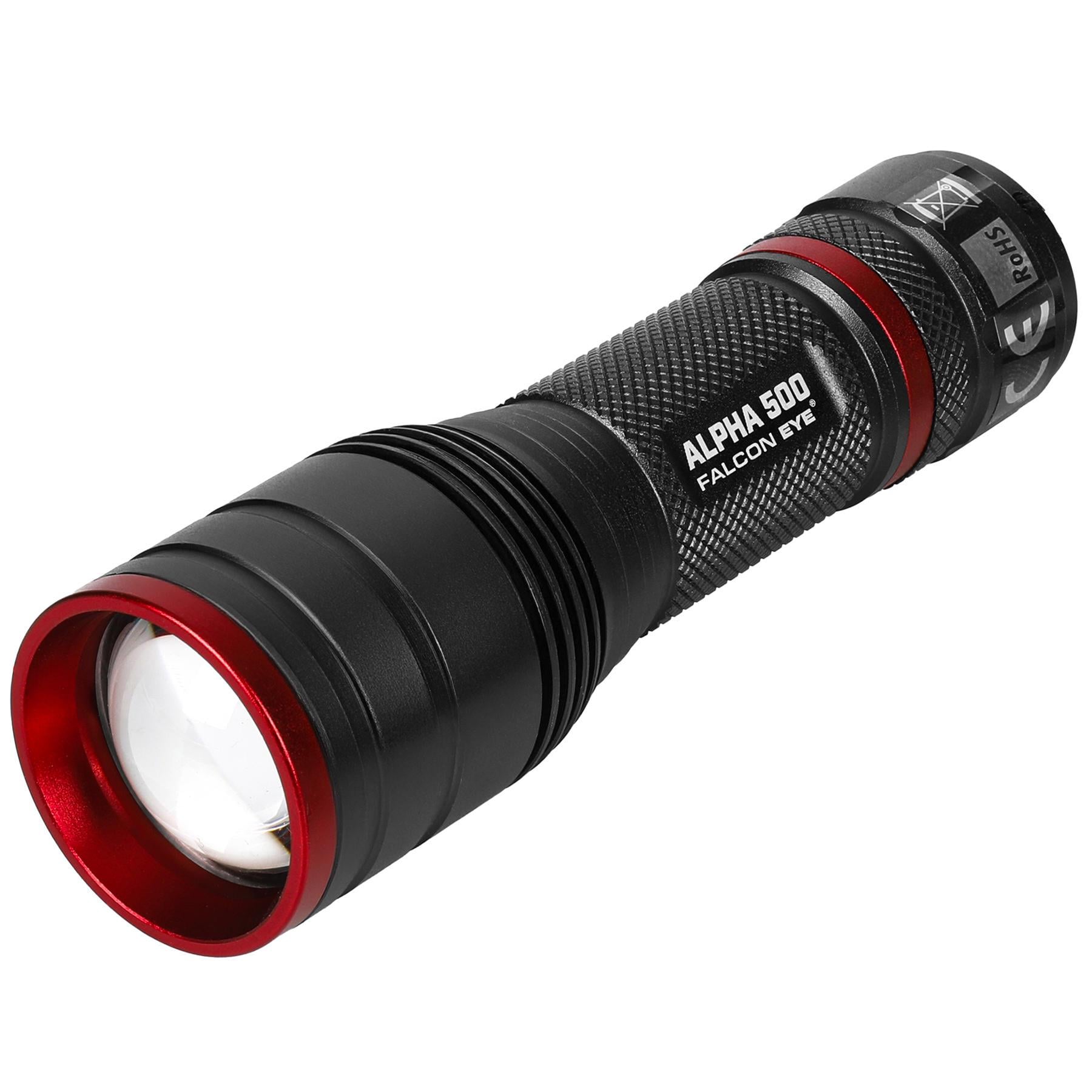 Ліхтар Falcon Eye Alpha 500 Focus 500 Lm алюміній Black (DAS4059)
