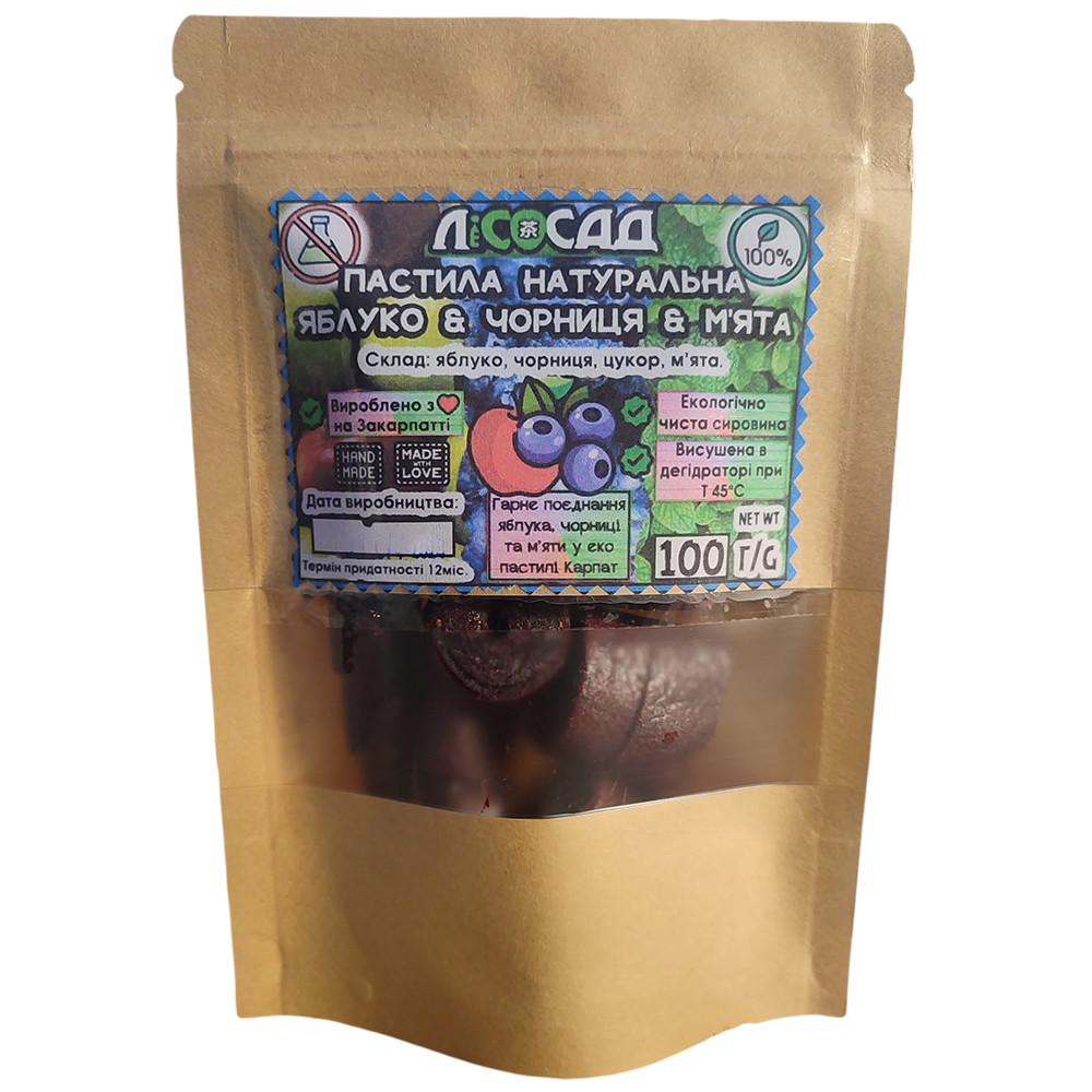 Пастила Lisosad Яблуко/Чорниця/М'ята з цукром 100 г (2098896199) - фото 2