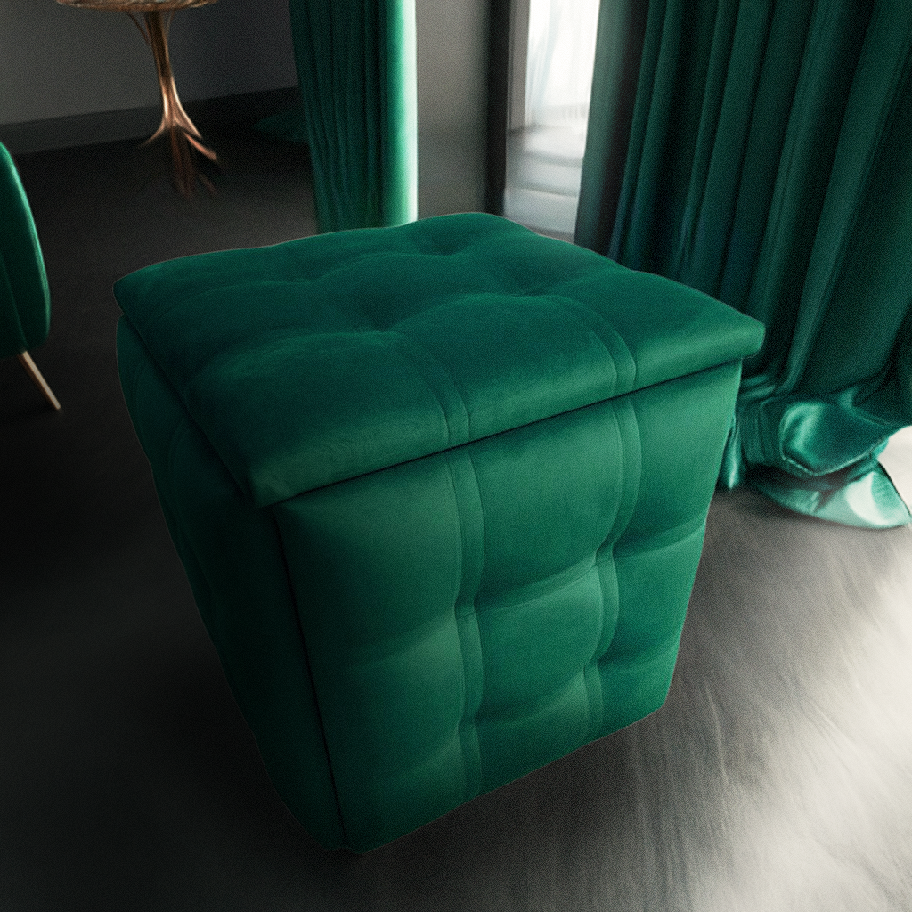 Пуф-трансформер Алмант Люкс 5в1 207 50х50х50 см Зелений (24853026) - фото 1 Пуф-трансформер Алмант Люкс 5в1 207 50х50х50 см Зелений (24853026) - фото 1