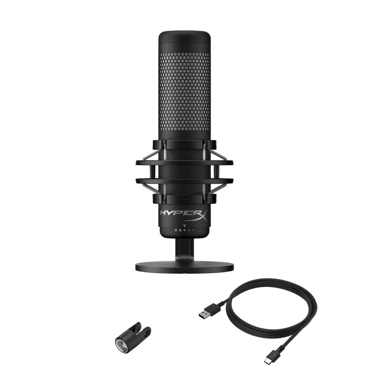 Мікрофон HyperX QuadCast S для ПК/для стрімінгу/підкастів (HMIQ1S-XX-RG/G)