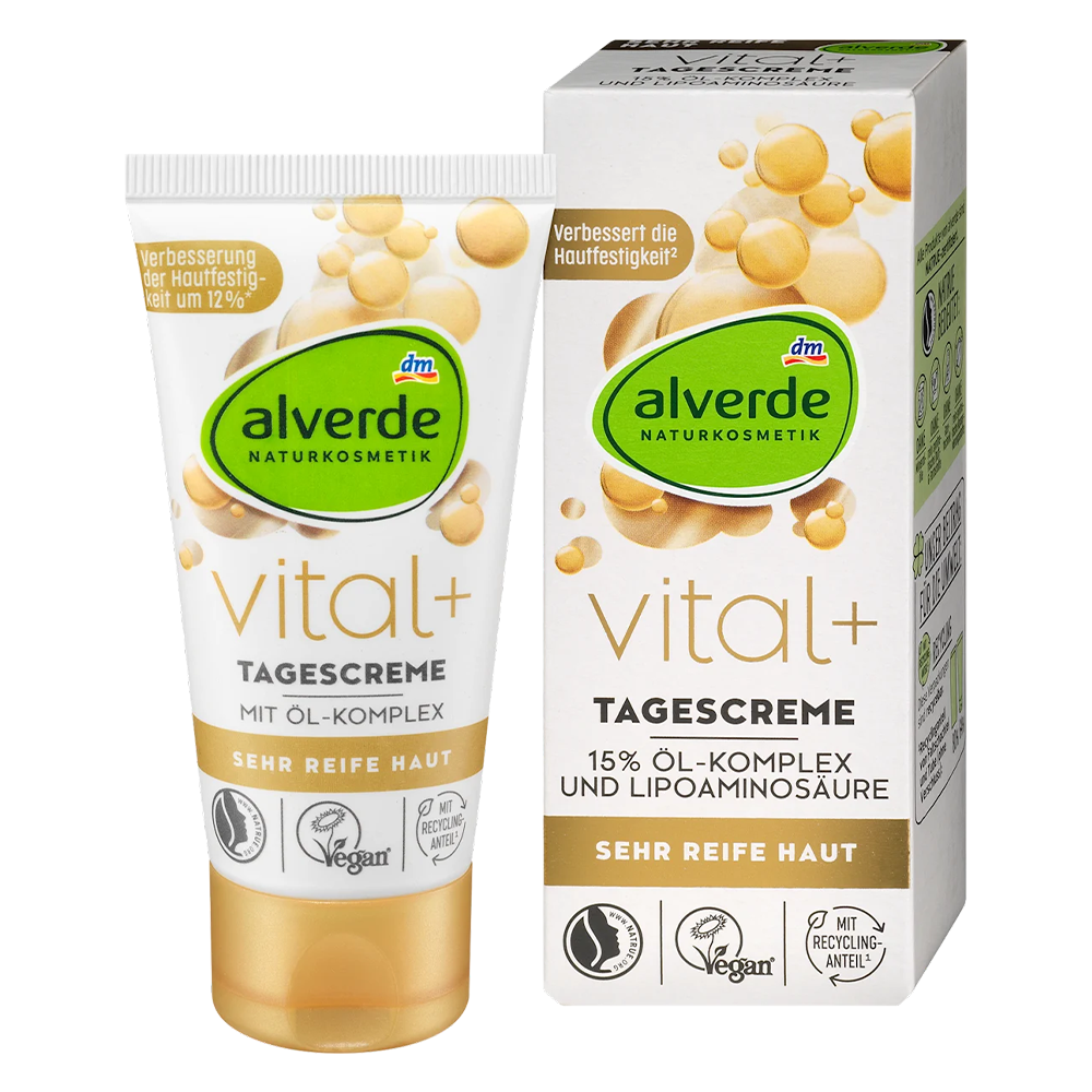 Крем дневной для лица Alverde Naturkosmetik Vital+ с масляным комплексом 50 мл (EPI-15102025-172)