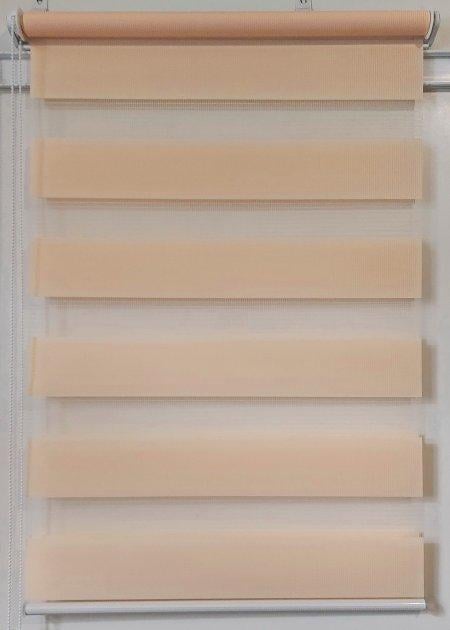 Рулонная штора BH 1202 день-ночь 110х150 см Персиковый (13134111)