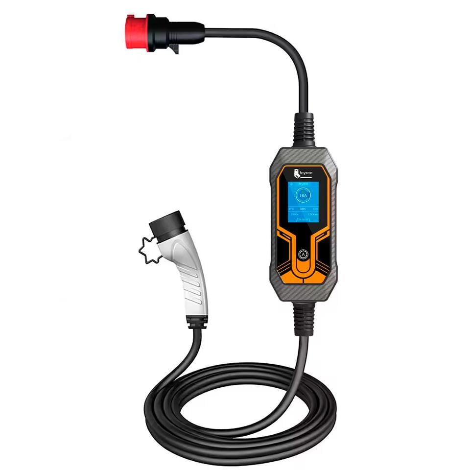 Зарядка для электромобиля Feyree 11 кВт 16A Type2 Lion EV-K7 (FY11-16-3PH-TP2-K7)