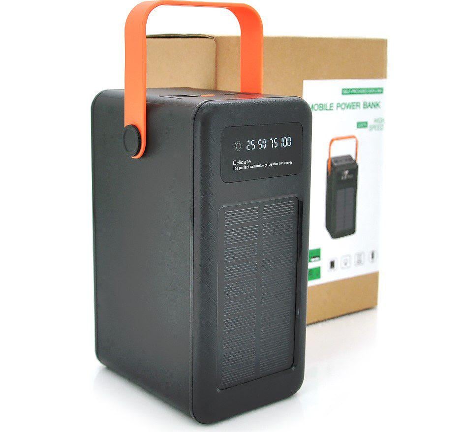 Повербанк VOLTRONIC YM641 Solar 120000 mAh Black (53867)