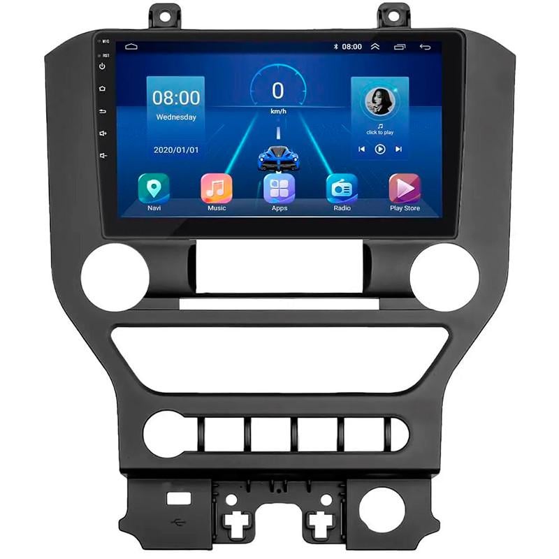 Магнитола штатная Lesko для Ford Mustang VI 2014-2017 9 6/128 Gb 4G Wi-Fi GPS Top