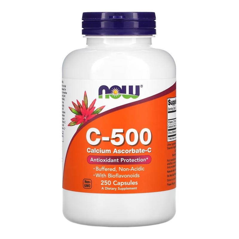 Витамин С NOW C-500 Calcium Ascorbate-C 250 капс. (07715-01) Витамин С NOW C-500 Calcium Ascorbate-C 250 капс. (07715-01)