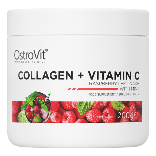 Коллаген Collagen/Vitamin C 200 г Raspberry lemonade/Mint (00000032717) - фото 1