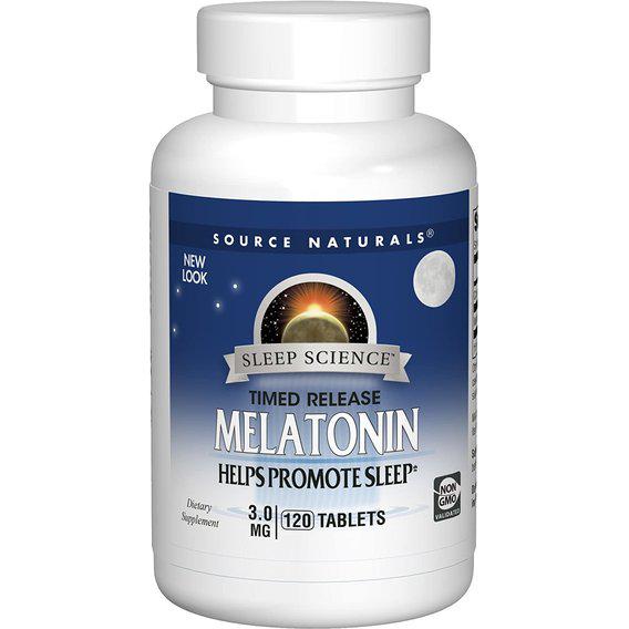 Мелатонін для сну Source Naturals Melatonin 3 мг 120 Tabs