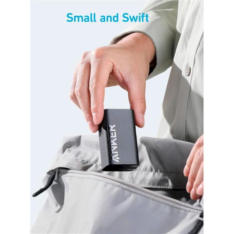 Зарядний пристрій Anker PowerPort 336 USB-Cx2/USB-A 67 Вт Black (A2674G11) - фото 3