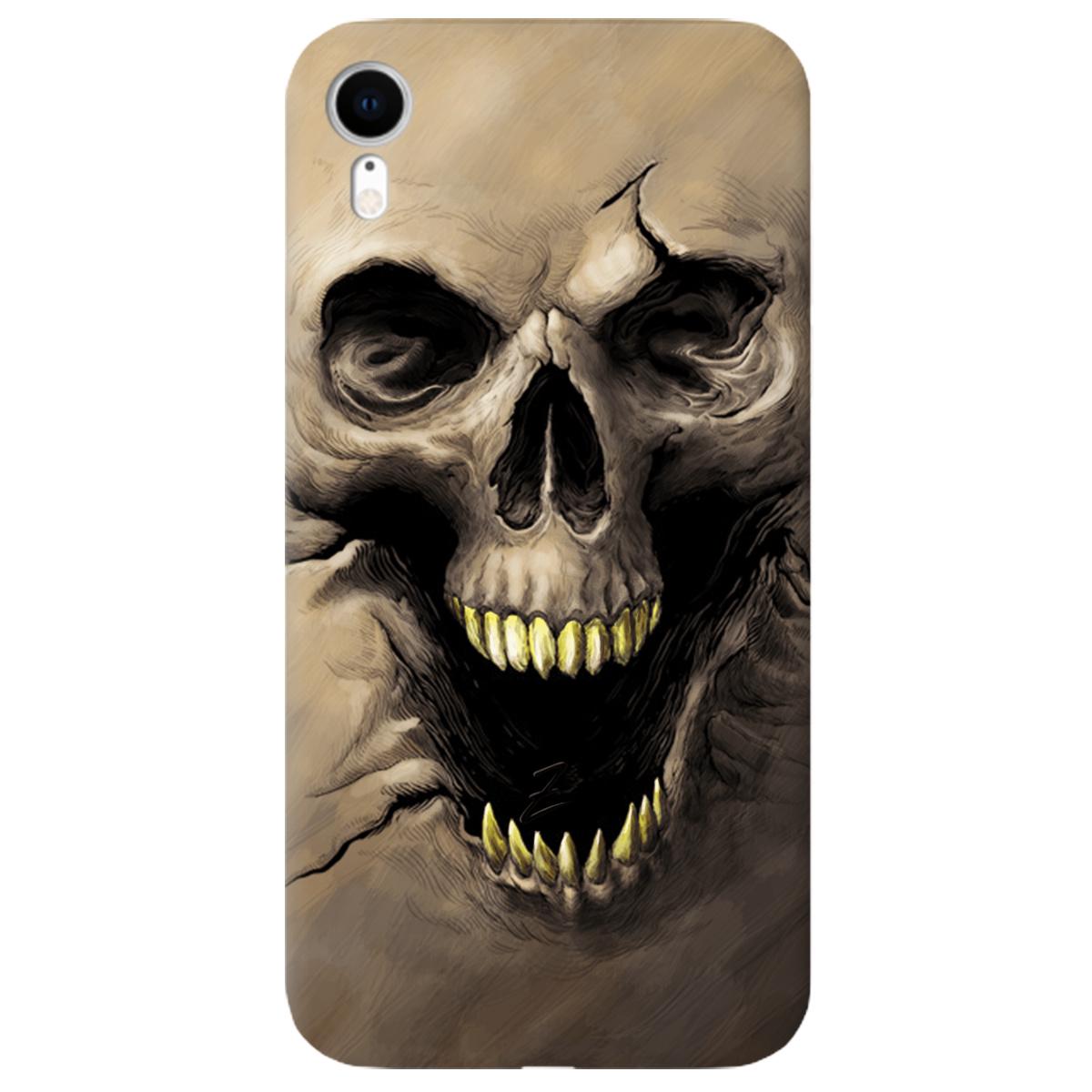 Силіконовий чохол Zorrov для Apple iPhone XR - Skull (11170040086051792)