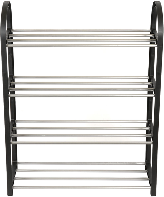 Полка для обуви 4-х уровневая 14834 19х55х63 см Черный (4995151)