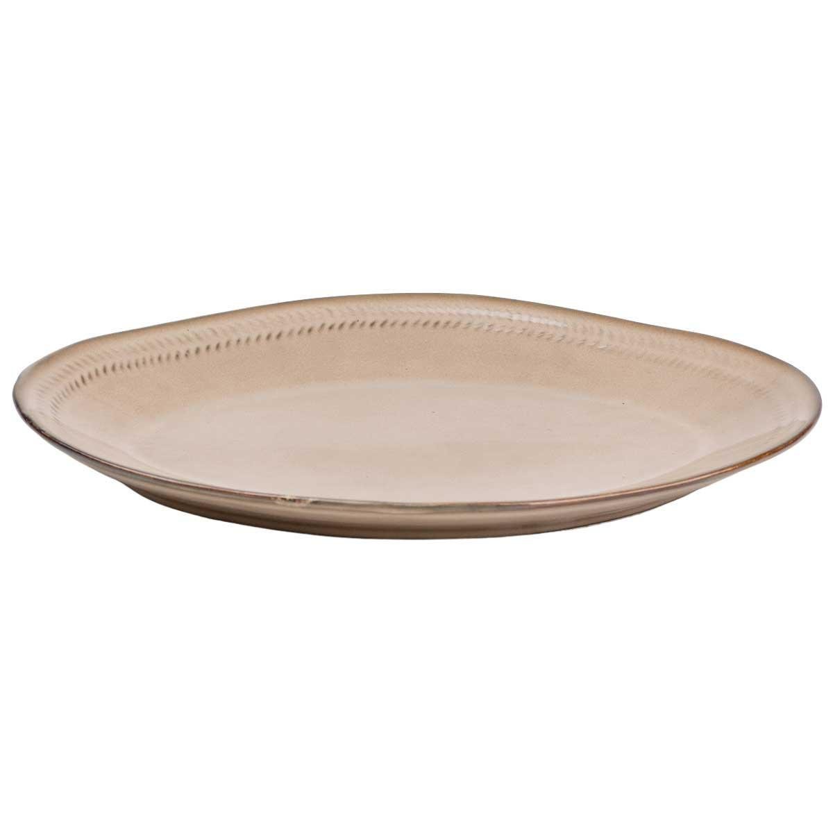 Блюдо сервірувальне овальне порцелянаове 33,5х23 см Бежевий (HP23380) - фото 2 Блюдо сервірувальне овальне порцелянаове 33,5х23 см Бежевий (HP23380) - фото 2