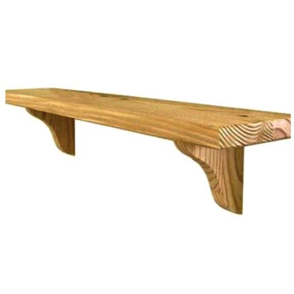 Полка настенная из дерева Порвенир Сиена (ПНС/003205)