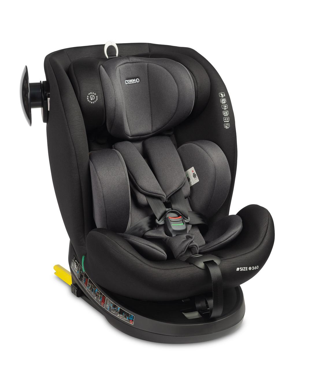 Автокресло Caretero Commo группа 0+/1/2/3 0-36 кг i-Size/Isofix Graphite (397085)