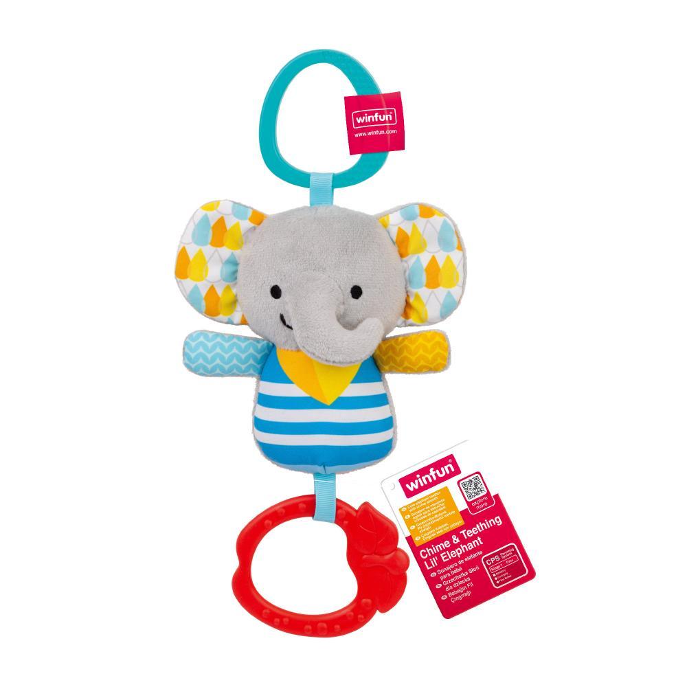 Прорезыватель подвеска на коляску/кроватку Слон (240106-NI)