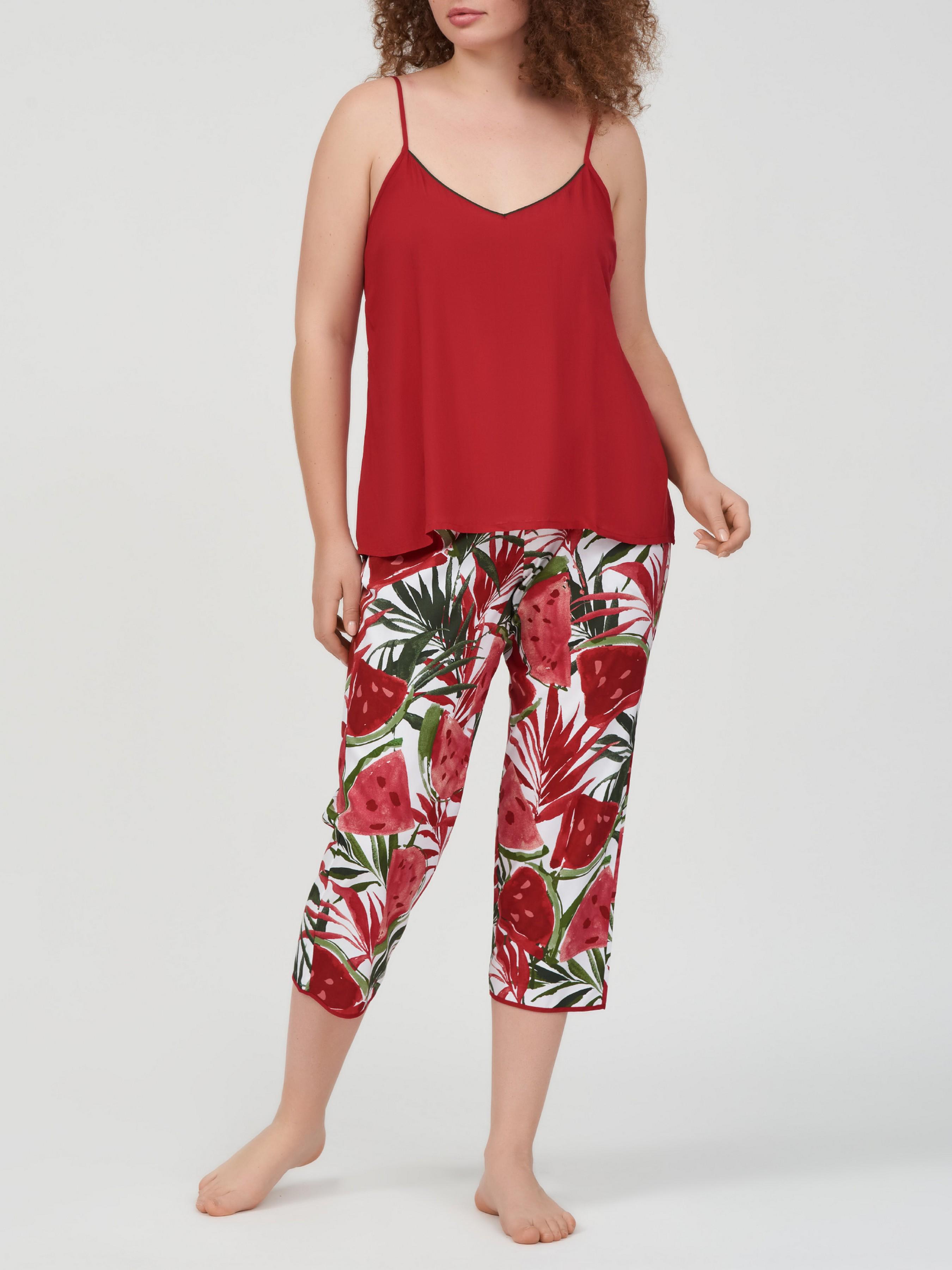 Пижама женская CYBERJAMMIES Mel 0228-0213 12/M Красный с арбузным принтом (5051877496385)