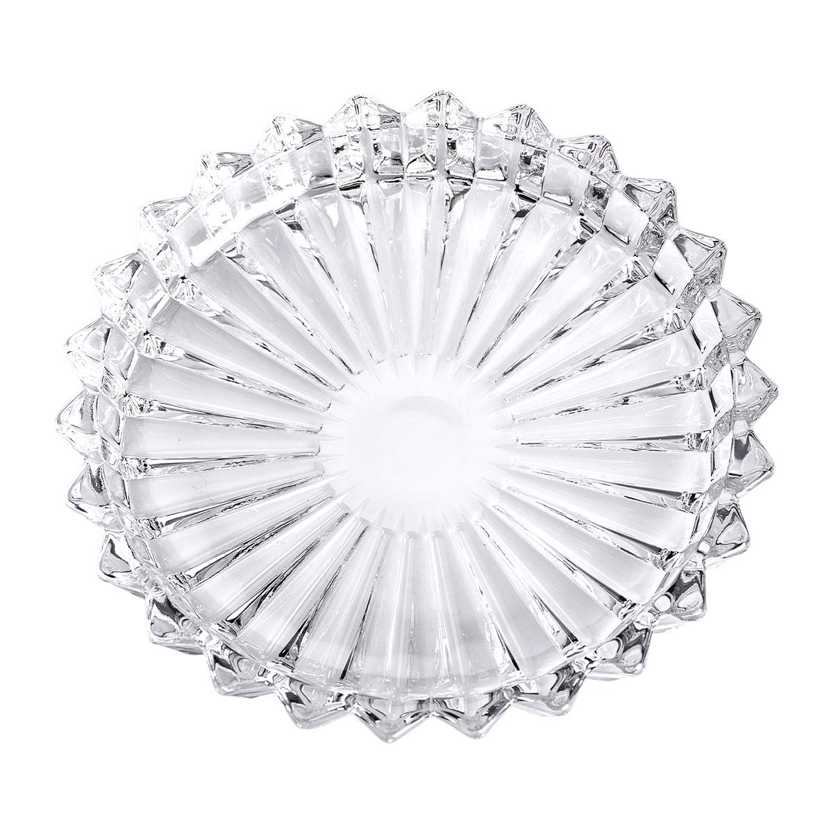 Набір блюд для подачі скляні круглі 12 см 6 шт. Прозорий (5977) - фото 10