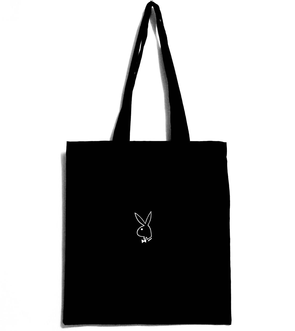 Еко-сумка з принтом Плейбой (896) Еко-сумка з принтом Плейбой (896)