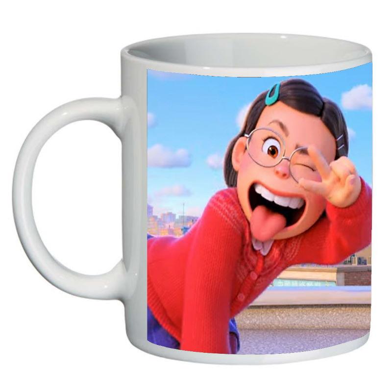 Кружка с принтом Я краснею Панда 0011 (CRP 0011)