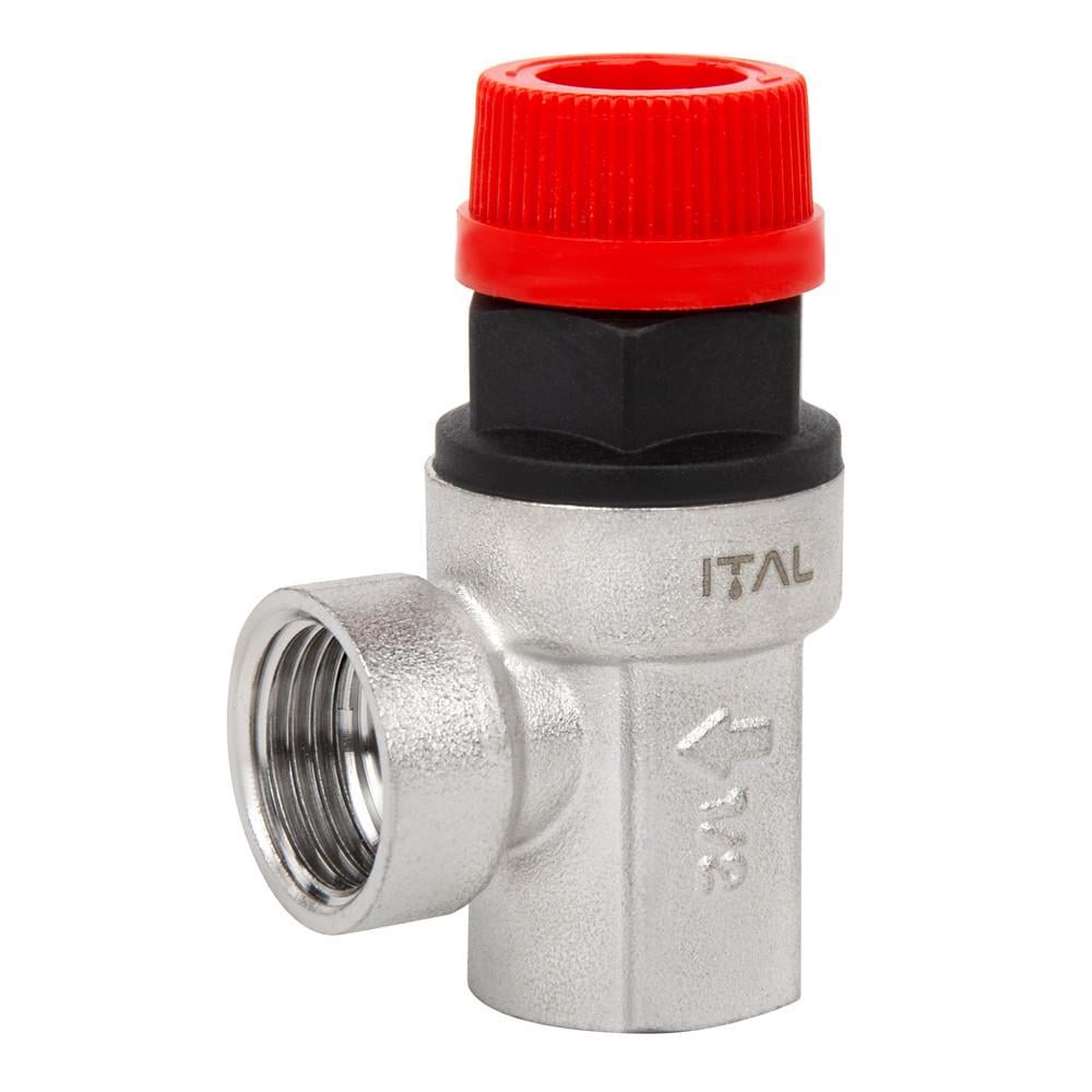 Предохранительный клапан ITAL IT01-01603 ВВ 1,5 бар 1/2" Никель (1055662)