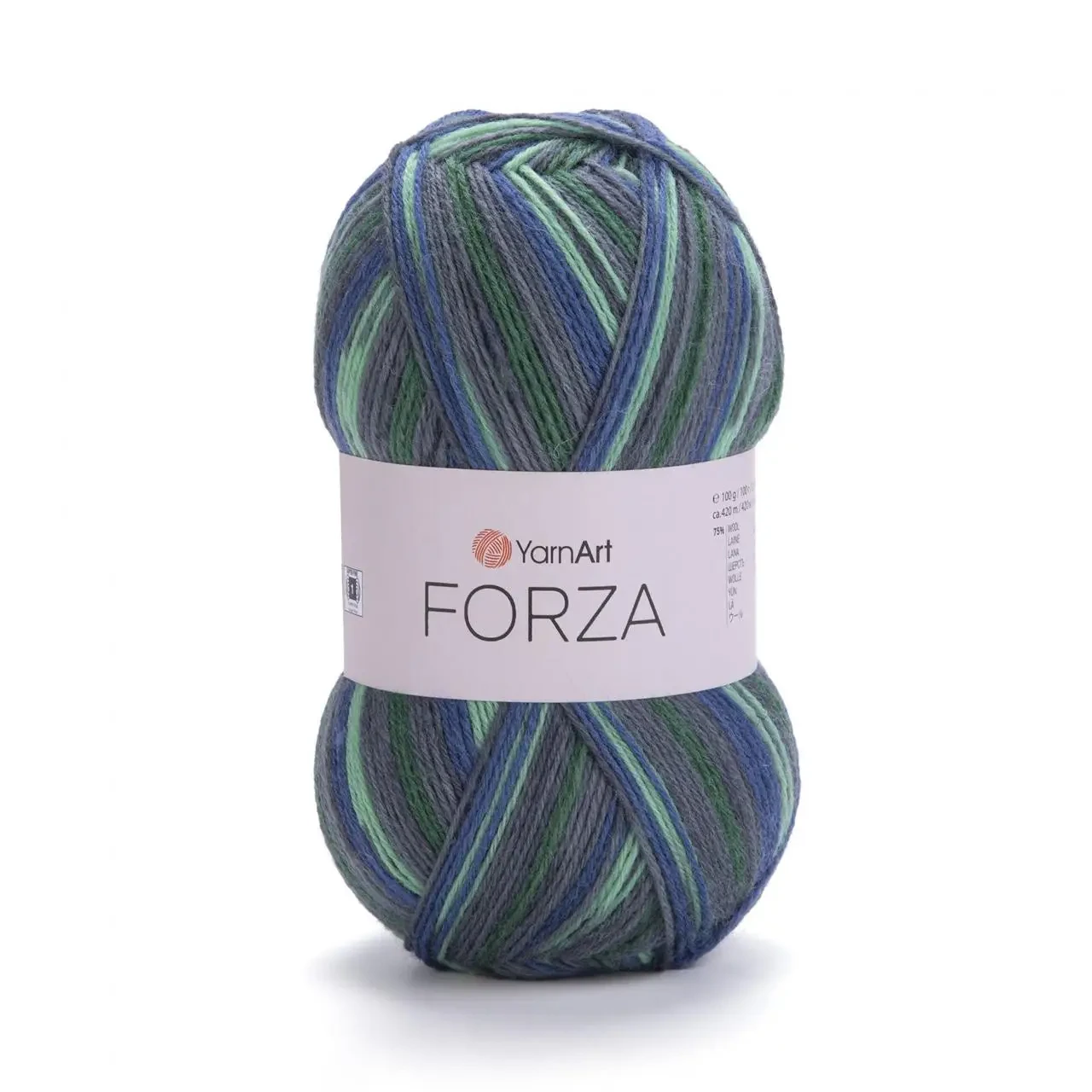 Пряжа носочная YarnArt Forza цвет 2506 (2229013338)