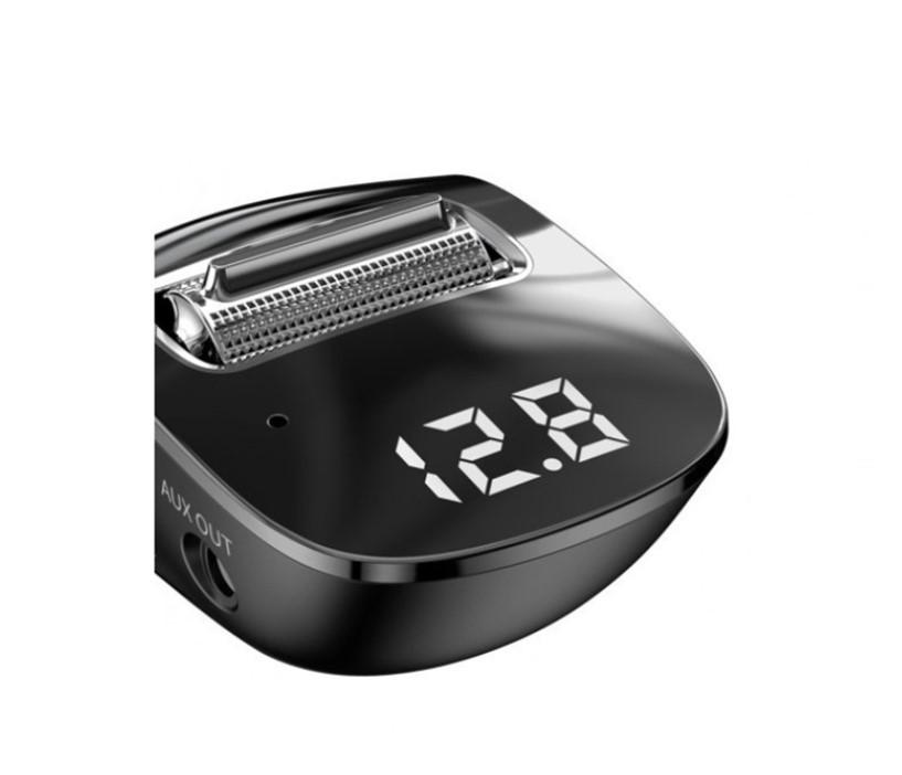 Модулятор FM в машину с функцией зарядного устройства 2 USB порта Baseus Streamer F40 AUX Bluetooth 5,0 MP3 Dual-USB 3А (CCF40-01) - фото 4