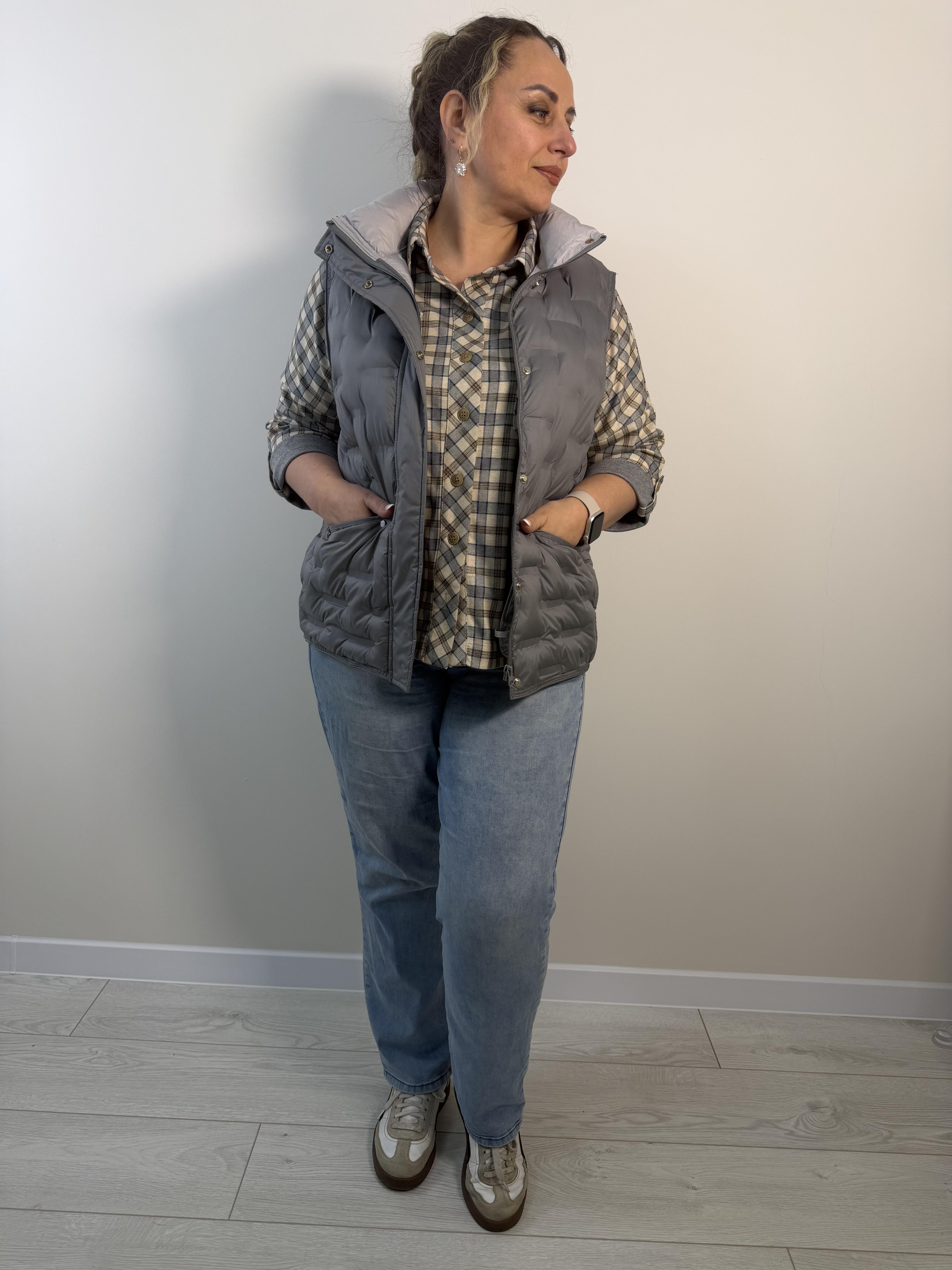 Жилет женский демисезонный BLD XL Графитовый (168b/XL)