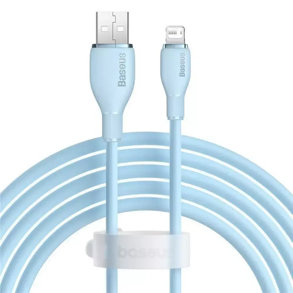 Кабель BASEUS Pudding Series Fast Charging Cable USB to Lightning P10355700311-01 2,4A 2 м 2 м Blue