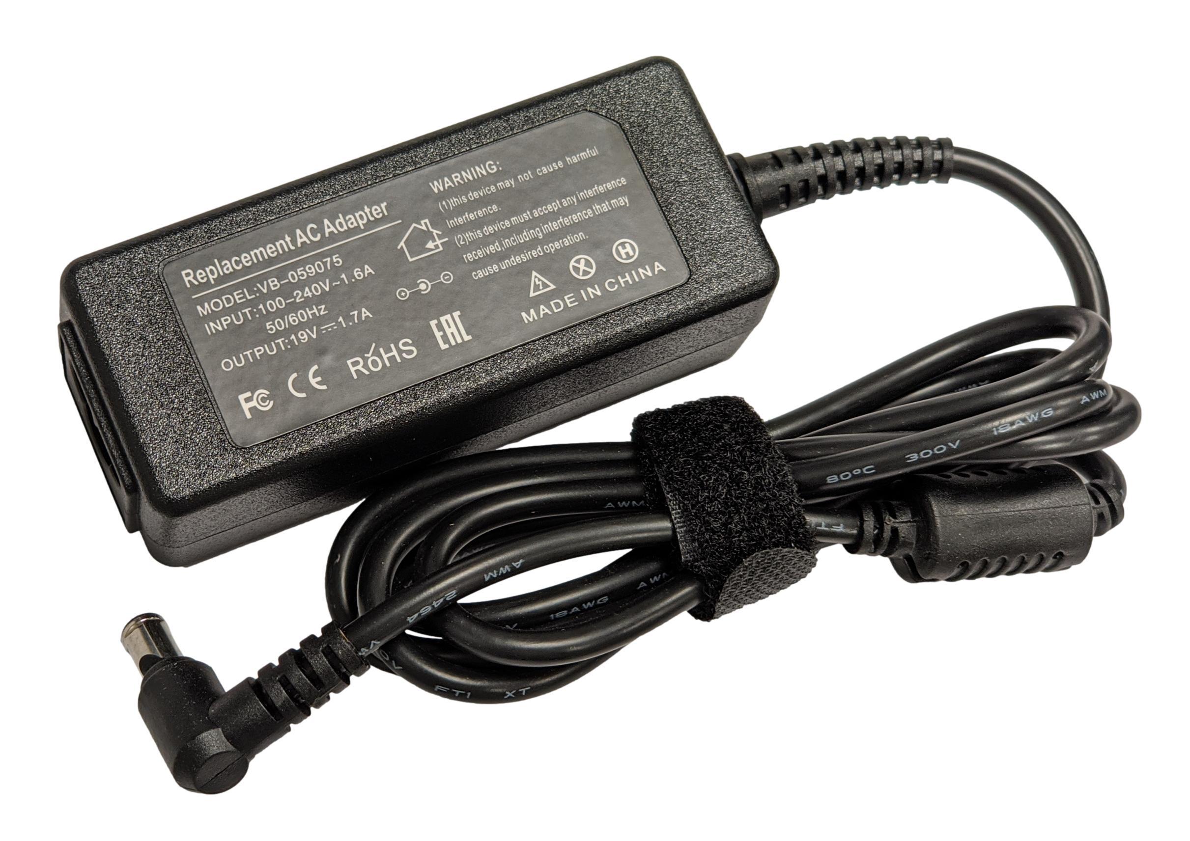 Блок живлення для монітора LG 32W 19V 1,7A 6,5x4,4 мм (L321906544) - фото 2