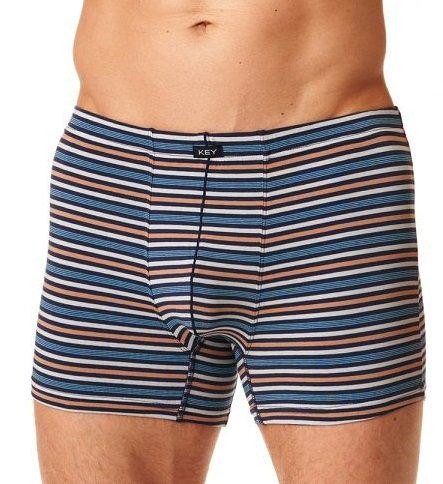 Трусы шорти мужские KEY MXH 384 B22 BR L 1 шт. Разноцветный в полоску (5904765650874)