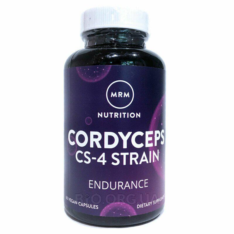 Гриб кордицепс Cordyceps CS-4 Strain 60 Vegan capsules