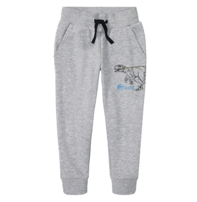 Штаны спортивные Lupilu с динозаврами двунитка на манжетах 98-104 см (99165349)
