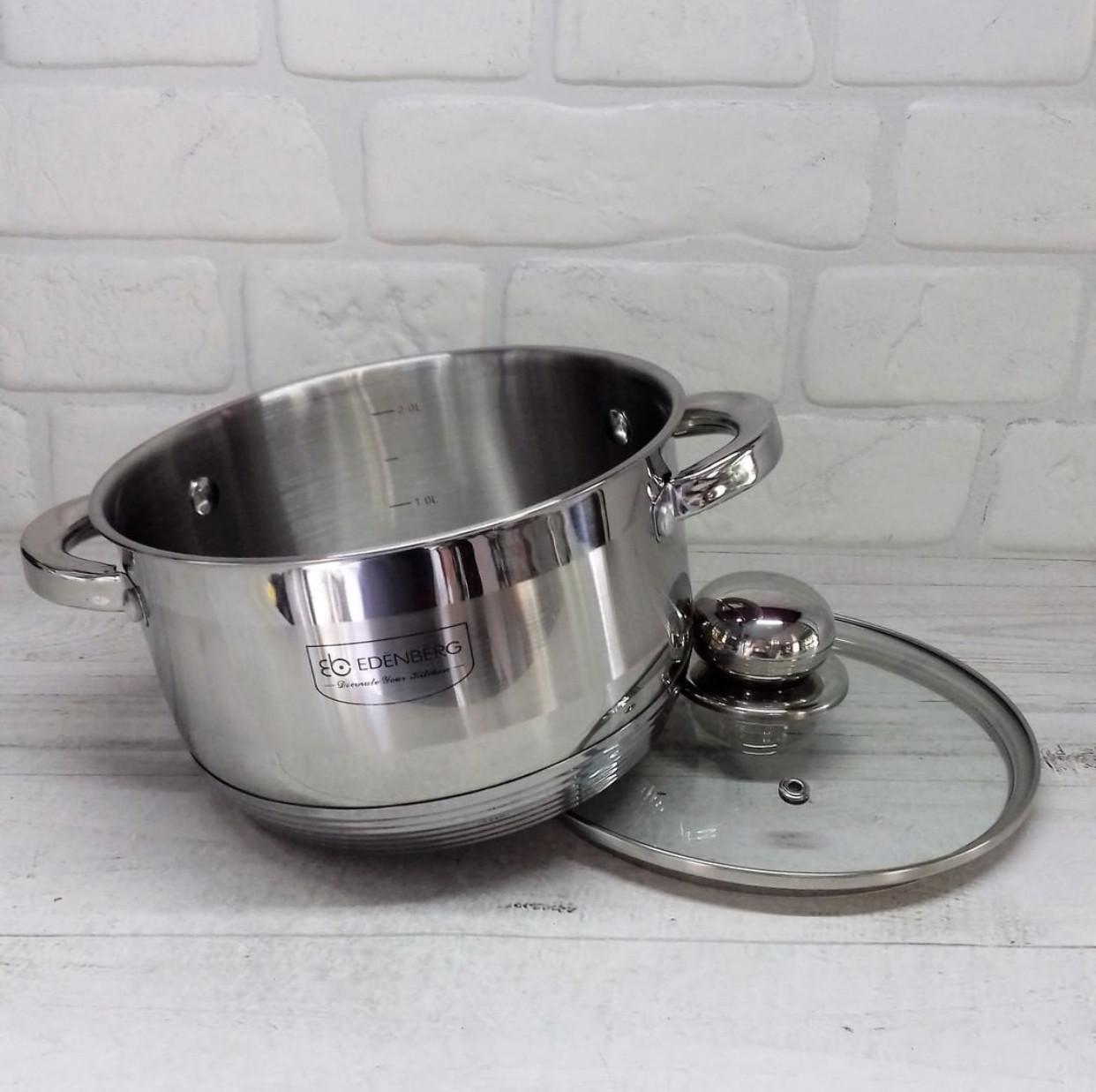 Набор кастрюль Edenberg EB-4019 10 пр. - фото 8 Набор кастрюль Edenberg EB-4019 10 пр. - фото 8