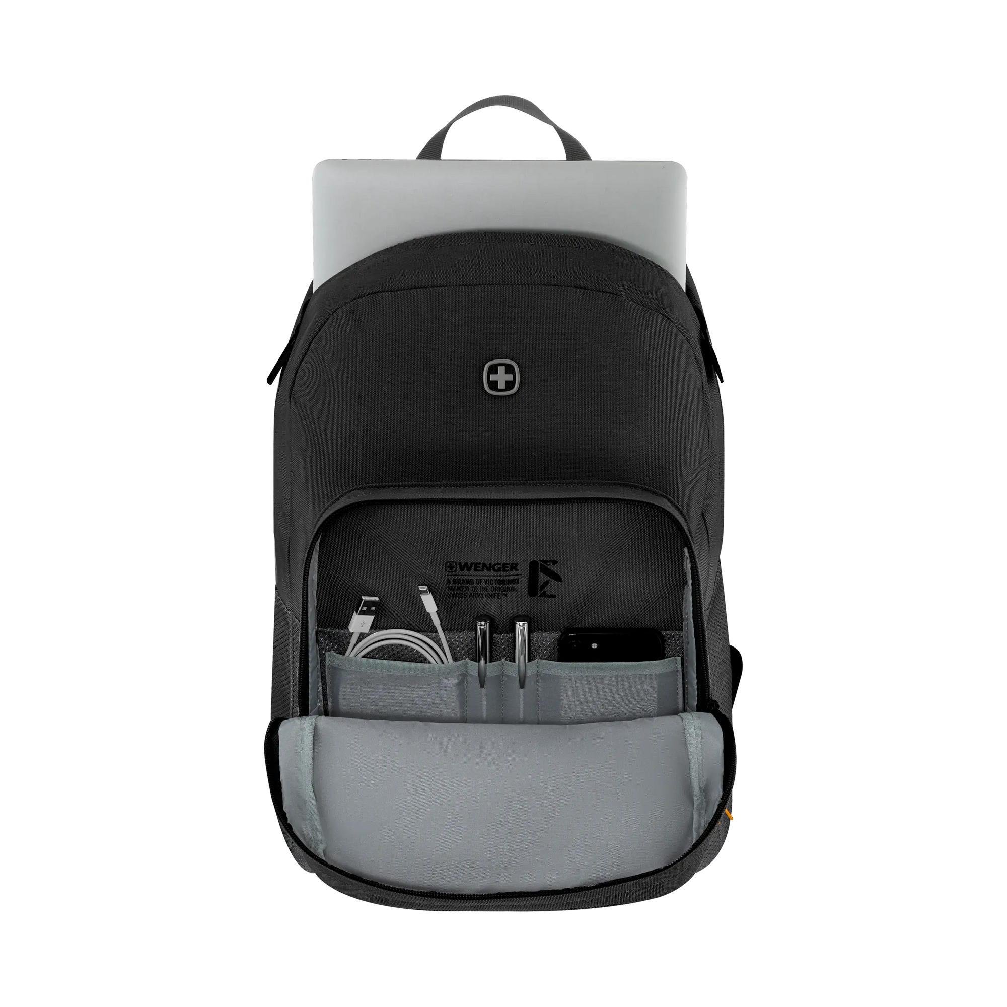 Рюкзак для ноутбука Wenger Next 23 Crango 16" 33х46х22 см Чорний (612557) - фото 5