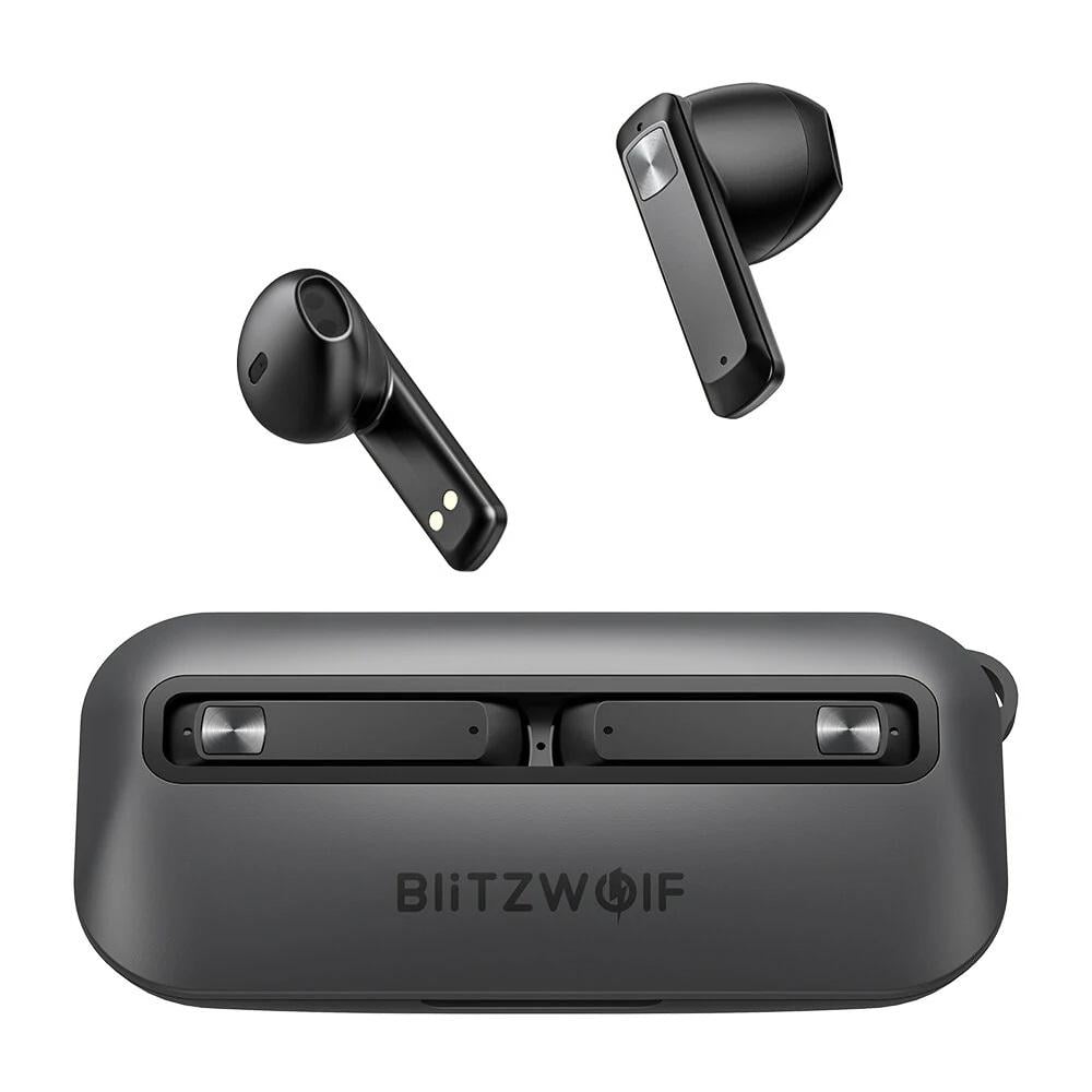 Наушники беспроводные BlitzWolf TWS BW-FPE1 Bluetooth для Android/iPhone/iPad Black (epic544)