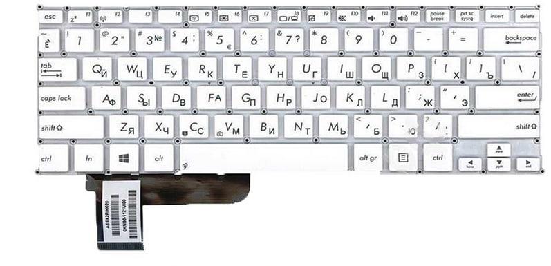 Клавиатура для ноутбука Asus F202 F202E матовая (0KNB0-1120RU00)