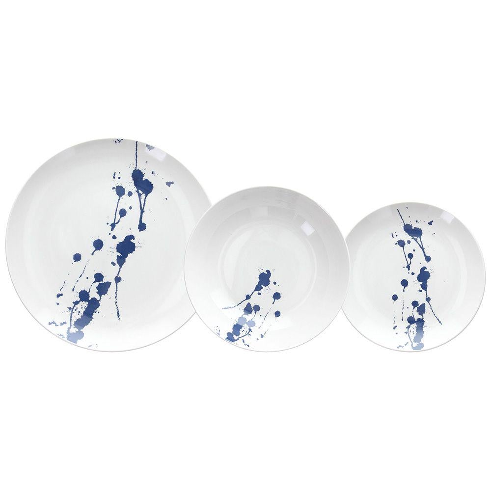 Столовый сервиз Tognana Metropolis Pollock 18 пр. фарфор Разноцветный