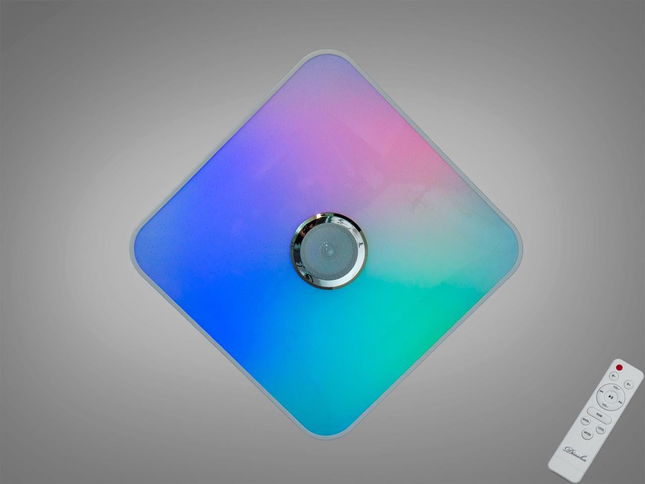 Смарт-люстра светодиодная 80Вт RGB с Bluetooth Белый (2989250470)