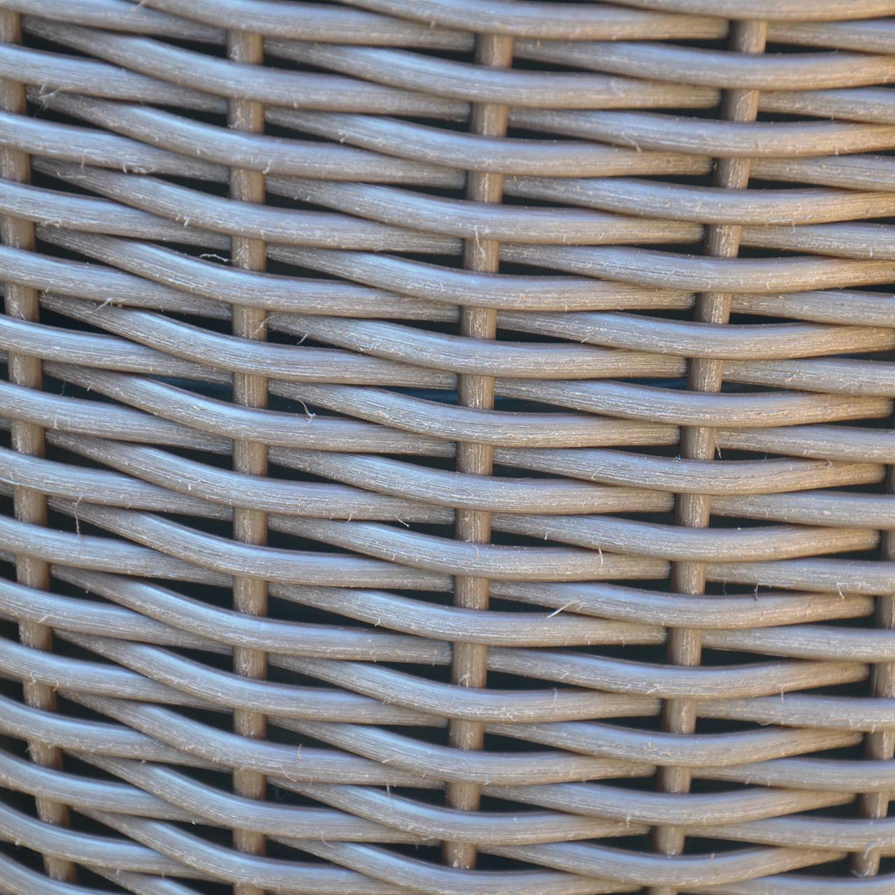 Кашпо высокое для цветов и растений из искусственного ротанга/ручной работы 16 л Чесаний венге - фото 8 Кашпо высокое для цветов и растений из искусственного ротанга/ручной работы 16 л Чесаний венге - фото 8