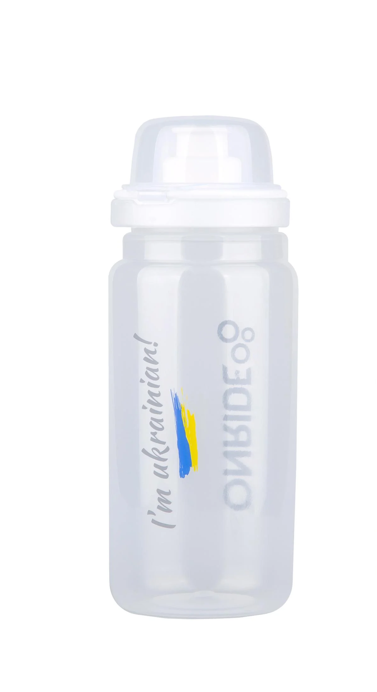 Велофляга OnRide Elite Fly UA с колпачком 550 мл Прозрачная (6936116101201)