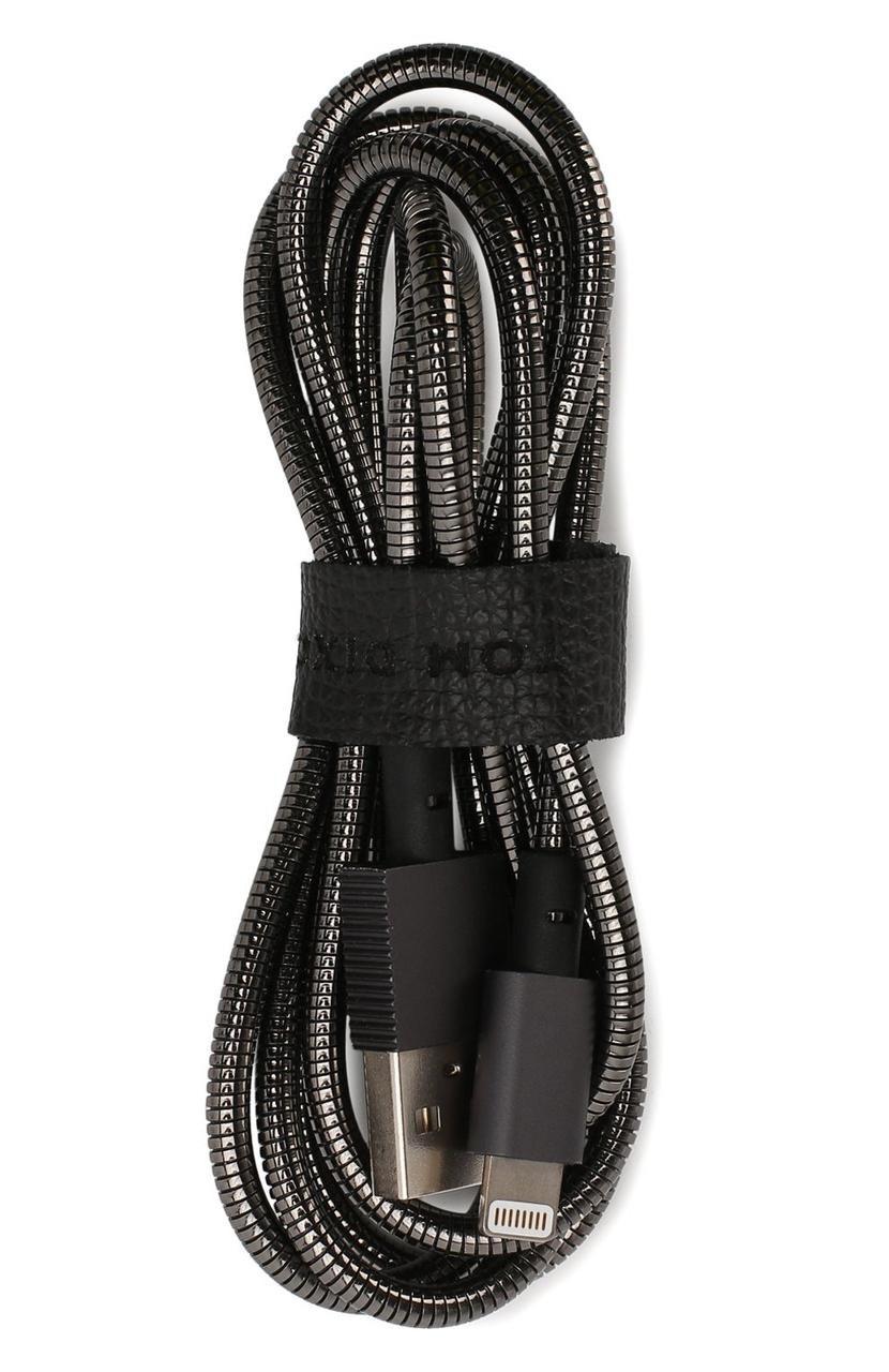 Кабель синхронизации Native Union Tom Dixon Stash Coil Lightning 1.2m Cable, Black (COIL-L-BLK-TD)