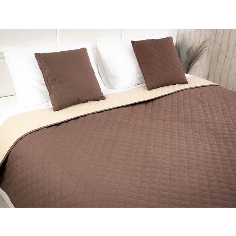 Покривало двостороннє Руно Барселона 150x212 см Шоколадний/Молочний (28092393) - фото 5 Покривало двостороннє Руно Барселона 150x212 см Шоколадний/Молочний (28092393) - фото 5