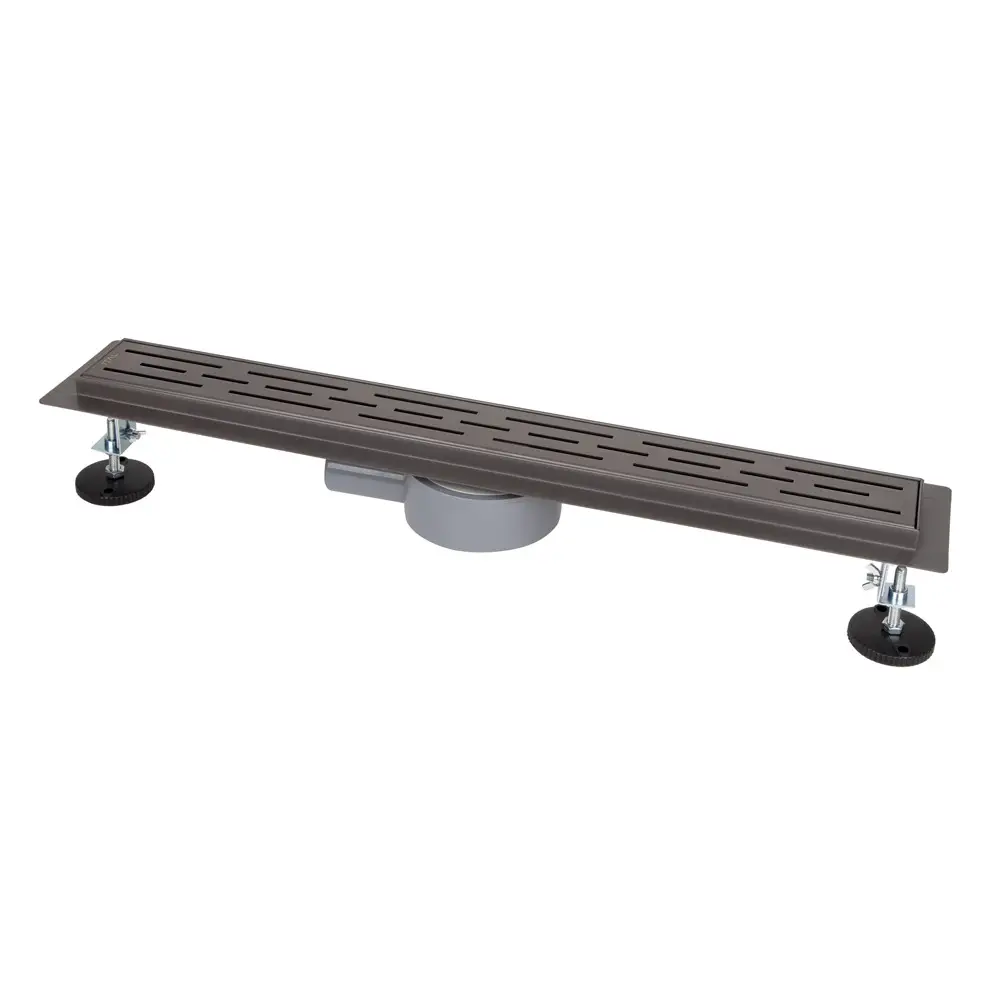 Трап душевой ITAL IT03-FT01/700G поворотный сифон нержавеющая сталь 700 мм Графит (1047200)