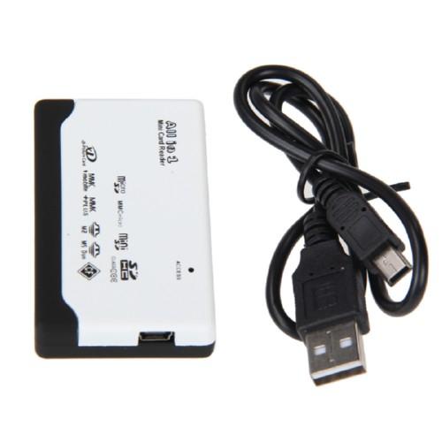 Кардридер USB Mini/MicroSD SD MMC xD M2 MS Duo CF (836)