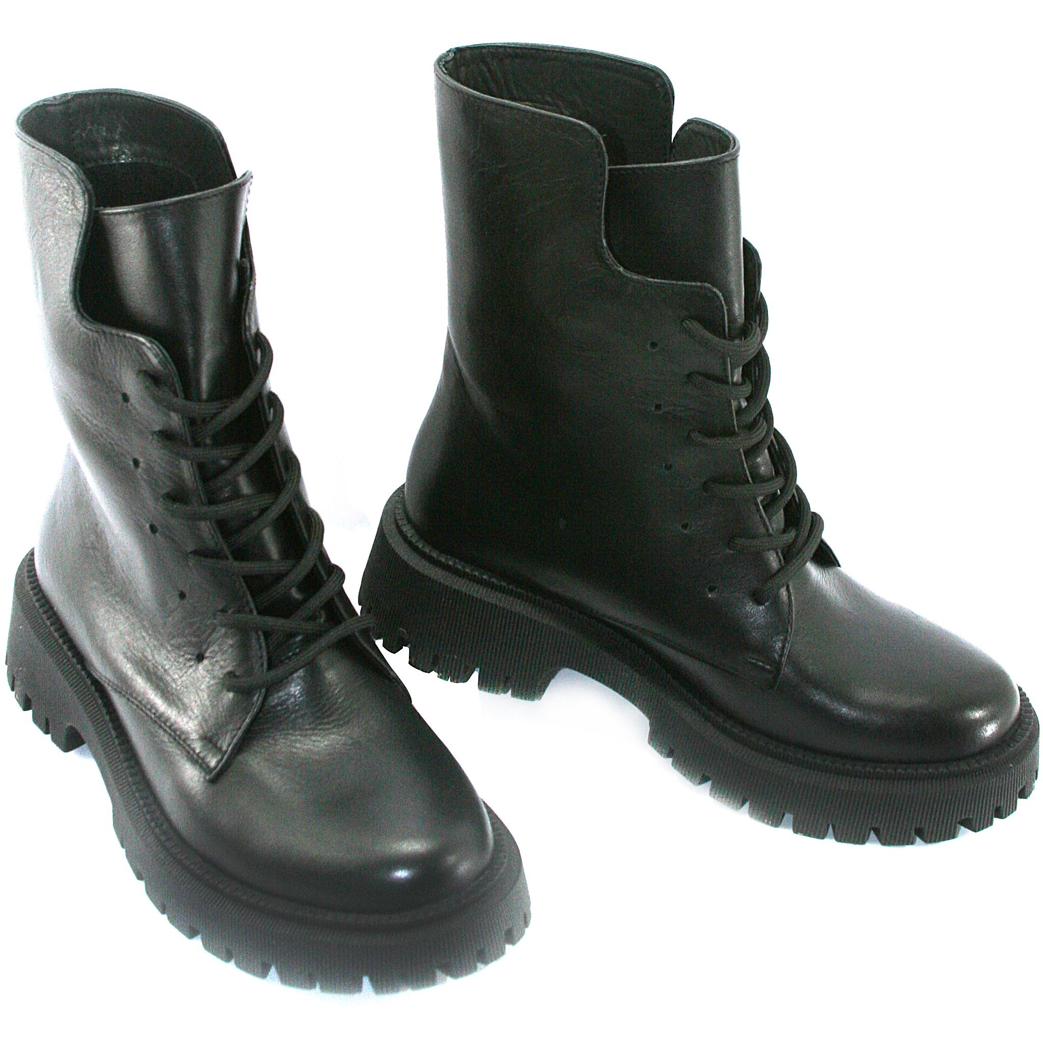 Ботинки кожаные демисезонные р. 39 Черный (441-006014-501-39)