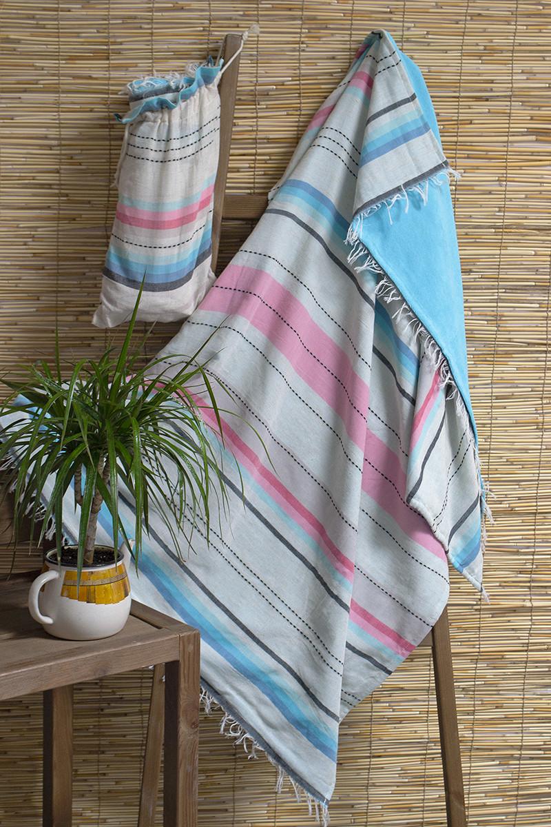 Полотенце пляжное Buldans Scarfinas petroleum 90х160 (svt-2000022247658)