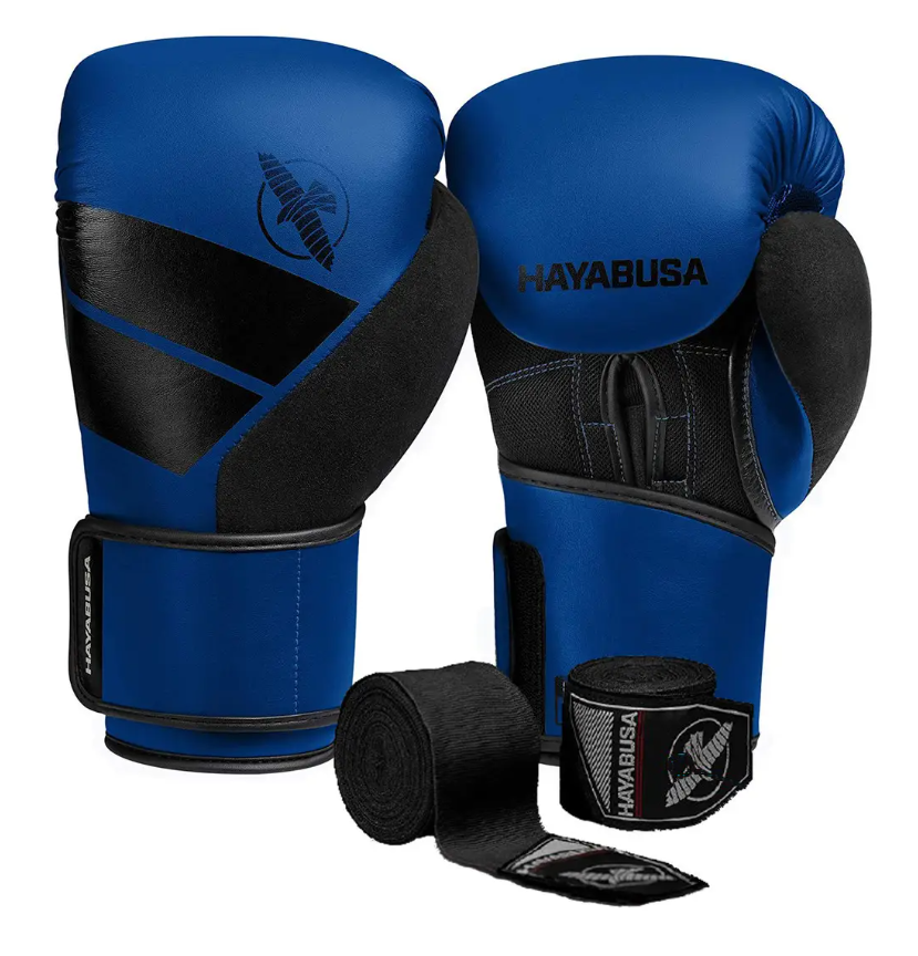 Боксерские перчатки Hayabusa 12 унций Синий (S4)